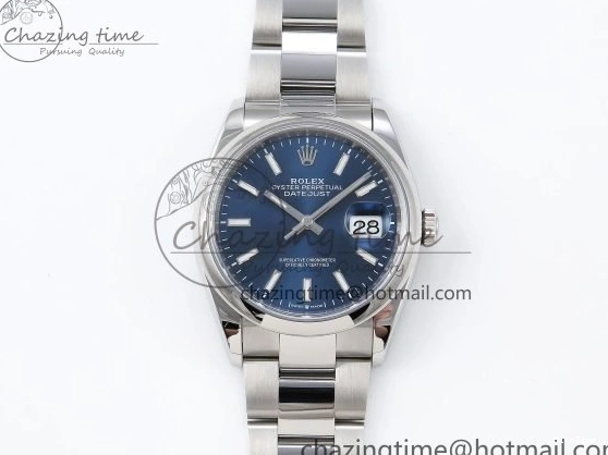 MiroTime 0208 DateJust 36 SS 126200 VSF 1:1 Best Edition 904L Steel Blue Dial on Oyster Bracelet VS Affordable 1676